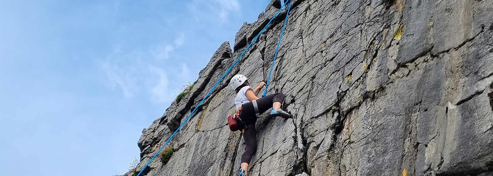 2 day improver rock climbing course with Irish Mountaineering Academy in the Burren