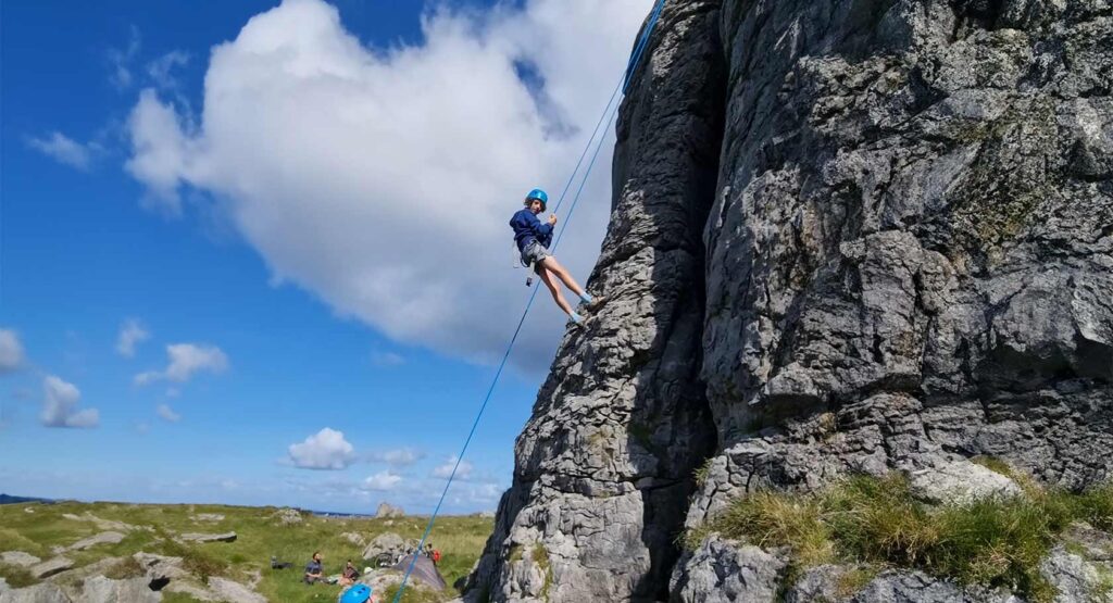 climbing and abseiling adventure half day