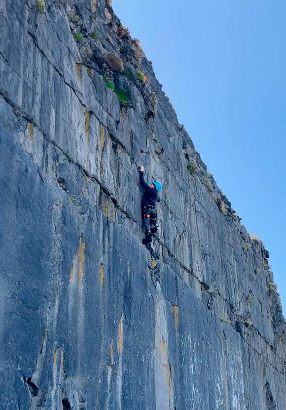 Scouts climbing and abseiling adventure half day with Irish Mountaineering Academy in the Burren