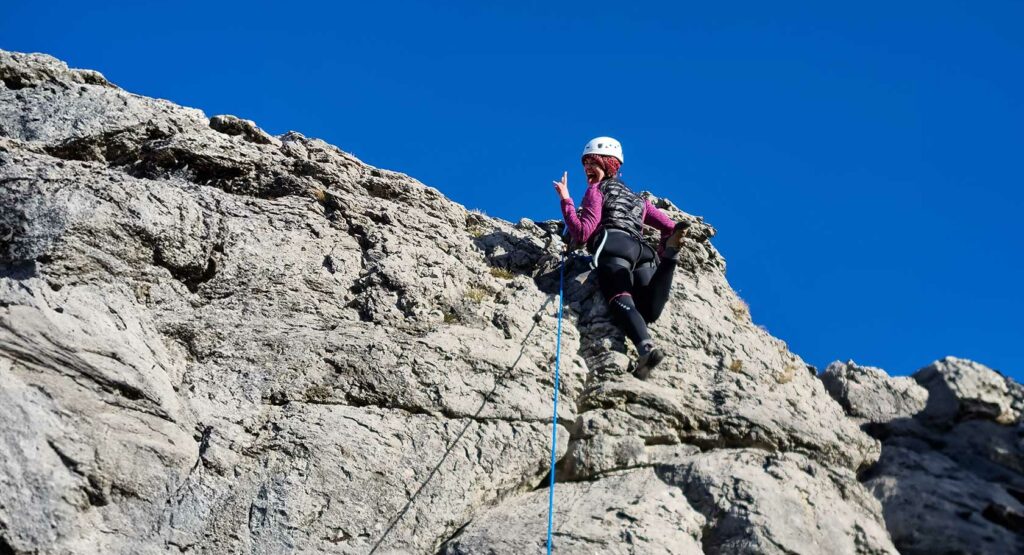 rock climbing adventure in the burren